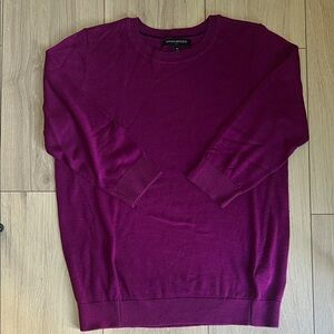 Banana Republic Women’s Rich Purple Crewneck Sweater